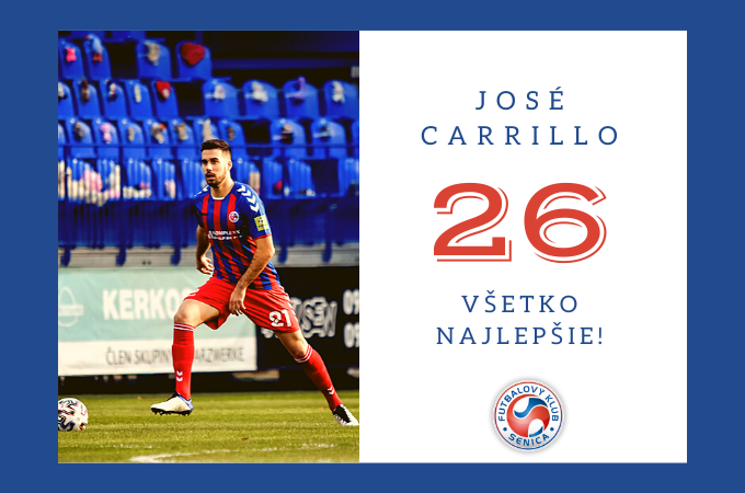Jos Carrillo oslavuje 26. narodeniny